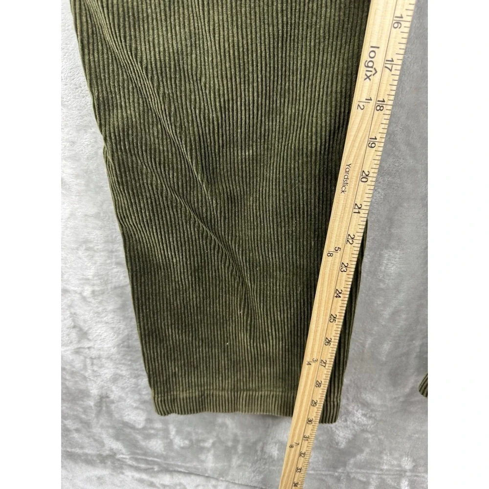 Vintage Polo Ralph Lauren Corduroy‎ Green Pants Mens 36x34 (fits 34x30) Cotton
